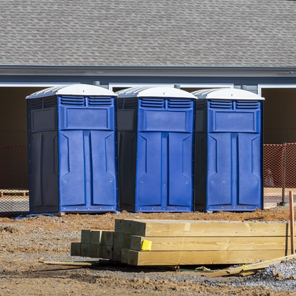 is there a specific order in which to place multiple portable restrooms in Sandwich